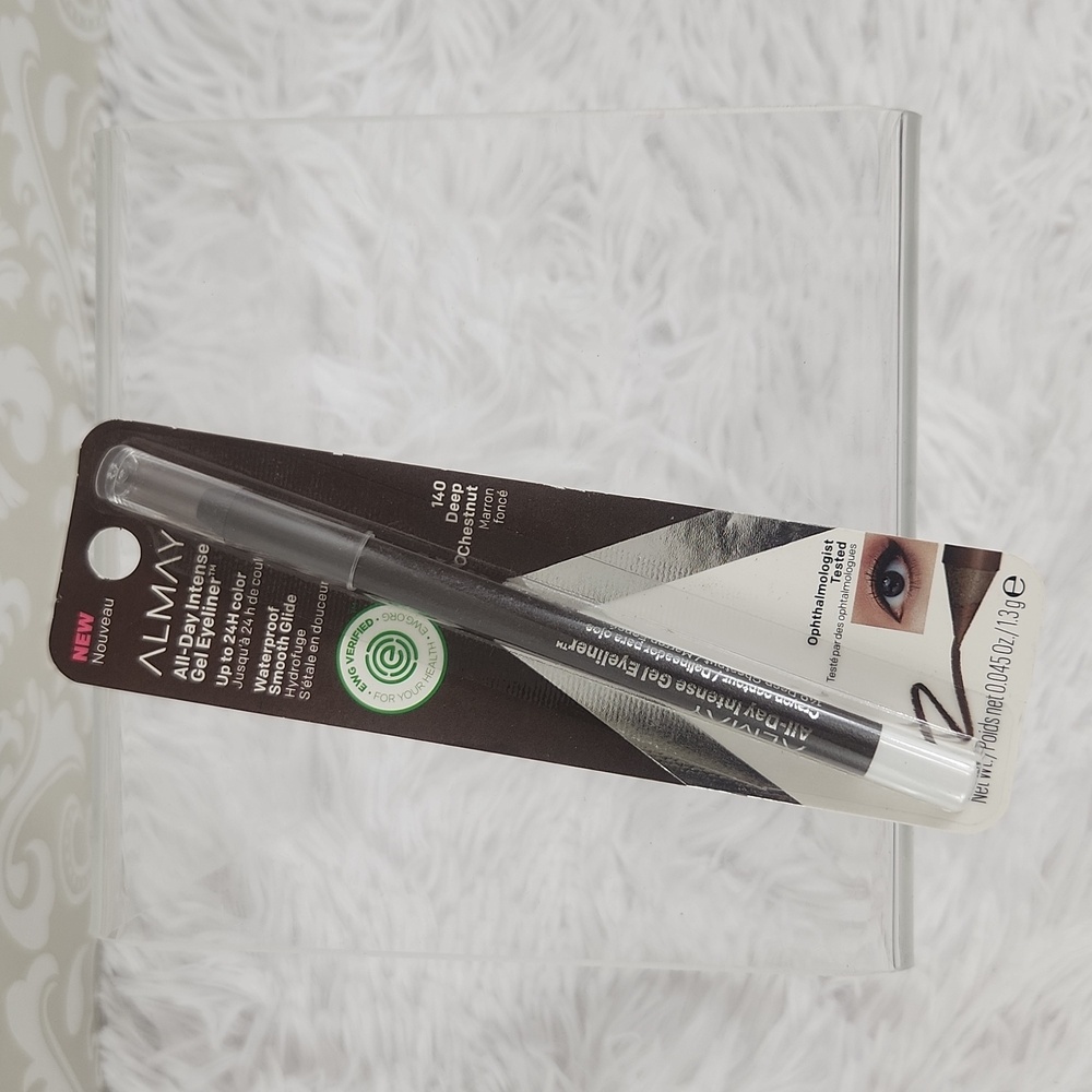 NIB Almay All-Day Intense Waterproof Deep Chestnut Gel Eyeliner